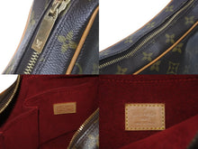 画像をギャラリービューアに読み込む, LOUIS VUITTON ルイヴィトン ショルダーバッグ クロワッサンMM モノグラム ブラウン M51512 ゴールド金具 美品 中古 57979