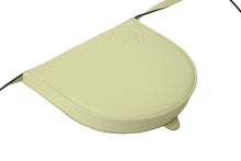 画像をギャラリービューアに読み込む, LOEWE ロエベ ショルダーバッグ 109.54.T15 ヒールポーチスモール アナグラム エンボス加工 ソフトカーフ イエロー 美品 中古 57980