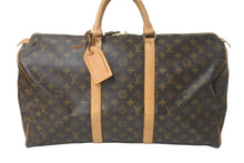 画像をギャラリービューアに読み込む, LOUIS VUITTON ルイヴィトン ボストンバッグ キーポル50 モノグラム M41426 ブラウン ゴールド金具 美品 中古 57986