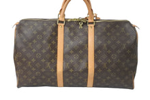 画像をギャラリービューアに読み込む, LOUIS VUITTON ルイヴィトン ボストンバッグ キーポル50 モノグラム M41426 ブラウン ゴールド金具 美品 中古 57986