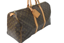 画像をギャラリービューアに読み込む, LOUIS VUITTON ルイヴィトン ボストンバッグ キーポル50 モノグラム M41426 ブラウン ゴールド金具 美品 中古 57986