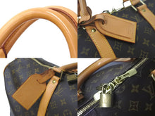 画像をギャラリービューアに読み込む, LOUIS VUITTON ルイヴィトン ボストンバッグ キーポル50 モノグラム M41426 ブラウン ゴールド金具 美品 中古 57986