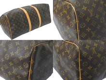 画像をギャラリービューアに読み込む, LOUIS VUITTON ルイヴィトン ボストンバッグ キーポル50 モノグラム M41426 ブラウン ゴールド金具 美品 中古 57986