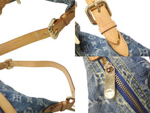画像をギャラリービューアに読み込む, LOUIS VUITTON ルイヴィトン ショルダーバッグ バギーGM モノグラムデニム M95048 ブルー ゴールド金具 美品 中古 57999