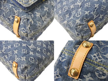 画像をギャラリービューアに読み込む, LOUIS VUITTON ルイヴィトン ショルダーバッグ バギーGM モノグラムデニム M95048 ブルー ゴールド金具 美品 中古 57999