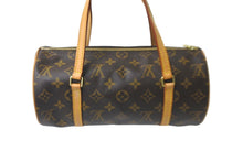 画像をギャラリービューアに読み込む, LOUIS VUITTON ルイヴィトン ハンドバッグ 筒型 パピヨン26 モノグラム ブラウン M51366 美品 中古 58000