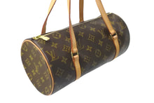 画像をギャラリービューアに読み込む, LOUIS VUITTON ルイヴィトン ハンドバッグ 筒型 パピヨン26 モノグラム ブラウン M51366 美品 中古 58000
