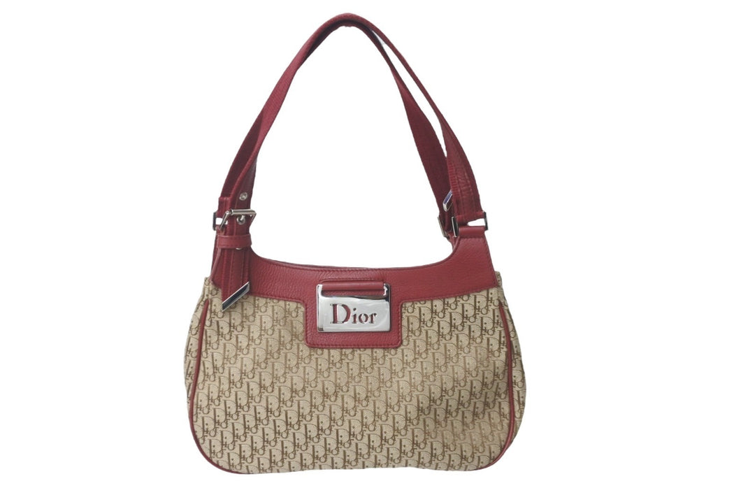 Christian Dior クリスチャンディオール ハンドバッグ トロッター柄