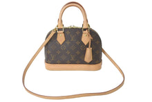 画像をギャラリービューアに読み込む, LOUIS VUITTON ルイヴィトン ハンドバッグ ショルダーバッグ 2WAY アルマBB M53152 モノグラム ゴールド金具 美品 中古 58016
