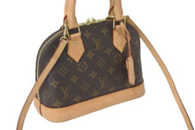 画像をギャラリービューアに読み込む, LOUIS VUITTON ルイヴィトン ハンドバッグ ショルダーバッグ 2WAY アルマBB M53152 モノグラム ゴールド金具 美品 中古 58016