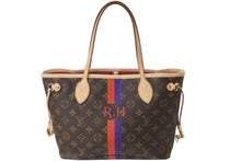 画像をギャラリービューアに読み込む, LOUIS VUITTON ルイヴィトン ハンドバッグ ネヴァーフルPM M41245 モノグラム イニシャル入り ゴールド金具 美品 中古 58019