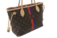画像をギャラリービューアに読み込む, LOUIS VUITTON ルイヴィトン ハンドバッグ ネヴァーフルPM M41245 モノグラム イニシャル入り ゴールド金具 美品 中古 58019