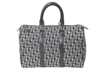 画像をギャラリービューアに読み込む, Christian Dior クリスチャンディオール ミニボストンバッグ35 トロッター キャンバス PZ0032 レザー シルバー金具 美品 中古 58021