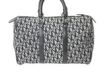 画像をギャラリービューアに読み込む, Christian Dior クリスチャンディオール ミニボストンバッグ35 トロッター キャンバス PZ0032 レザー シルバー金具 美品 中古 58021