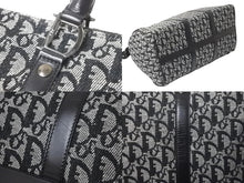 画像をギャラリービューアに読み込む, Christian Dior クリスチャンディオール ミニボストンバッグ35 トロッター キャンバス PZ0032 レザー シルバー金具 美品 中古 58021