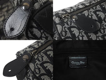 画像をギャラリービューアに読み込む, Christian Dior クリスチャンディオール ミニボストンバッグ35 トロッター キャンバス PZ0032 レザー シルバー金具 美品 中古 58021