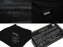 画像をギャラリービューアに読み込む, 極美品 CHANEL シャネル 復刻トートバッグ A01804 ココマーク 6番台 2000年 キャビアスキン ブラック シルバー金具 中古 58025