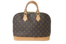 画像をギャラリービューアに読み込む, LOUIS VUITTON ルイヴィトン ハンドバッグ アルマPM モノグラム M51130 ブラウン ゴールド金具 美品 中古 58033