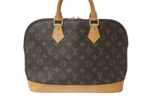 画像をギャラリービューアに読み込む, LOUIS VUITTON ルイヴィトン ハンドバッグ アルマPM モノグラム M51130 ブラウン ゴールド金具 美品 中古 58033