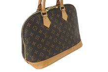 画像をギャラリービューアに読み込む, LOUIS VUITTON ルイヴィトン ハンドバッグ アルマPM モノグラム M51130 ブラウン ゴールド金具 美品 中古 58033