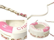 画像をギャラリービューアに読み込む, CHANEL シャネル ショルダーバッグ クルーズライン 浮き輪モチーフ チェーンショルダー 26番台 ゴールド金具 美品 中古 58084