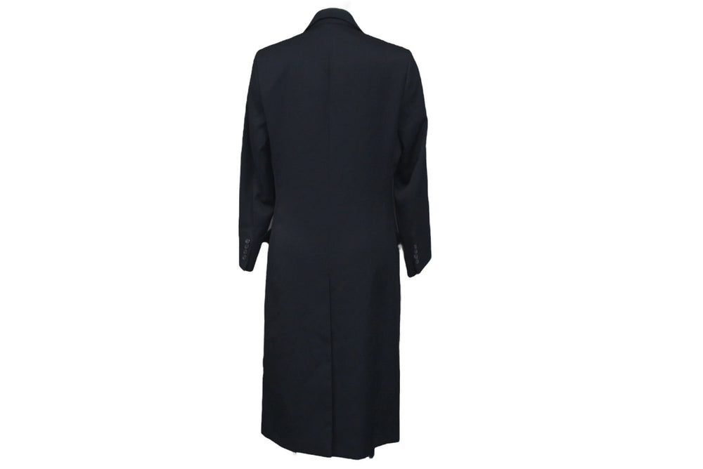 Christian Dior Christian Dior Long Coat Wool Lambskin Cupro Black Size 40 Good Condition Used 58098
