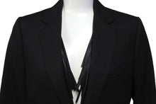 Load image into Gallery viewer, Christian Dior クリスチャンディオール ロングコート ウール ラムスキン キュプラ ブラック サイズ40 美品 中古 58098