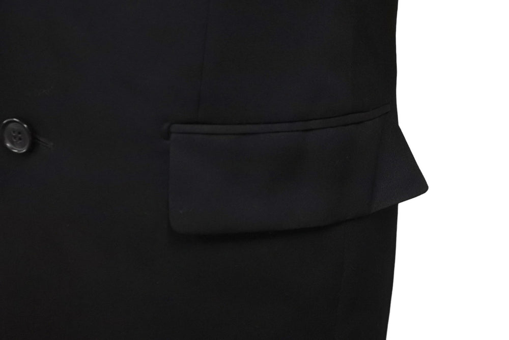 Christian Dior クリスチャンディオール ロングコート ウール ラムスキン キュプラ ブラック サイズ40 美品 中古 58098