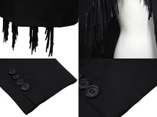 Load image into Gallery viewer, Christian Dior クリスチャンディオール ロングコート ウール ラムスキン キュプラ ブラック サイズ40 美品 中古 58098