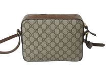 画像をギャラリービューアに読み込む, 新品同様 GUCCI グッチ ホースビット 1955 スモール ショルダーバッグ ブラウン GGスプリームキャンバス 645454 中古 58122