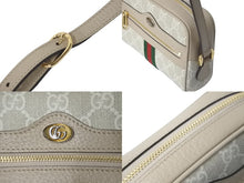 画像をギャラリービューアに読み込む, 新品未使用 GUCCI グッチ ショルダーバッグ オフィディア ミニ バッグ ベージュ GGスプリームキャンバス 517350 中古 58123