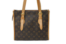 画像をギャラリービューアに読み込む, LOUIS VUITTON ルイヴィトン ハンドバッグ M40007 ポパンクール・オ ハンドバッグ モノグラム PVC ブラウン 美品 中古 58126
