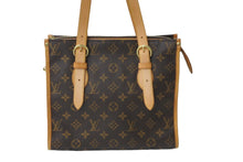 画像をギャラリービューアに読み込む, LOUIS VUITTON ルイヴィトン ハンドバッグ M40007 ポパンクール・オ ハンドバッグ モノグラム PVC ブラウン 美品 中古 58126