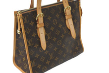 画像をギャラリービューアに読み込む, LOUIS VUITTON ルイヴィトン ハンドバッグ M40007 ポパンクール・オ ハンドバッグ モノグラム PVC ブラウン 美品 中古 58126