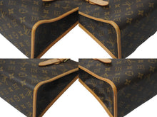 画像をギャラリービューアに読み込む, LOUIS VUITTON ルイヴィトン ハンドバッグ M40007 ポパンクール・オ ハンドバッグ モノグラム PVC ブラウン 美品 中古 58126