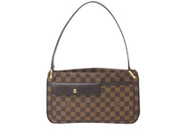 Load image into Gallery viewer, 極美品 LOUIS VUITTON ルイヴィトン ショルダーバッグ N51129 オーバーニュ ダミエエベヌ ブラウン ゴールド金具 中古 58132