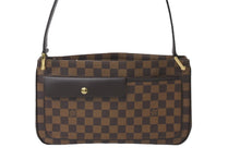 Load image into Gallery viewer, 極美品 LOUIS VUITTON ルイヴィトン ショルダーバッグ N51129 オーバーニュ ダミエエベヌ ブラウン ゴールド金具 中古 58132