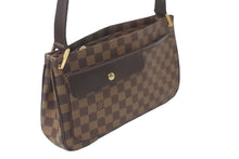 Load image into Gallery viewer, 極美品 LOUIS VUITTON ルイヴィトン ショルダーバッグ N51129 オーバーニュ ダミエエベヌ ブラウン ゴールド金具 中古 58132