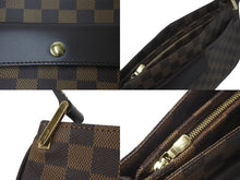 Load image into Gallery viewer, 極美品 LOUIS VUITTON ルイヴィトン ショルダーバッグ N51129 オーバーニュ ダミエエベヌ ブラウン ゴールド金具 中古 58132