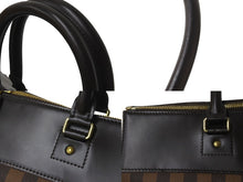 画像をギャラリービューアに読み込む, 極美品 LOUIS VUITTON ルイヴィトン ボストンバッグ ネオグリニッジ N41163 ダミエ ブラウン ゴールド金具 中古 58134