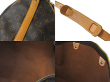 画像をギャラリービューアに読み込む, LOUIS VUITTON ルイヴィトン ボストンバッグ キーポル バンドリエール 50 モノグラム M41416 ゴールド 美品 中古 58136