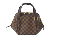 Load image into Gallery viewer, LOUIS VUITTON ルイヴィトン ハンドバッグ ベレムPM ダミエ エベヌ レディース N51173 ゴールド金具 美品 中古 58138