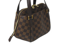 Load image into Gallery viewer, LOUIS VUITTON ルイヴィトン ハンドバッグ ベレムPM ダミエ エベヌ レディース N51173 ゴールド金具 美品 中古 58138