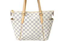 Load image into Gallery viewer, 極美品 LOUIS VUITTON ルイヴィトン トートバッグ N41280 トータリーPM ダミエアズールキャンバス アズール ゴールド 中古 58139