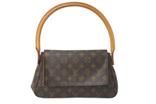 画像をギャラリービューアに読み込む, LOUIS VUITTON ルイヴィトン ショルダーバッグ ミニルーピング M51147 ブラウン レディース 美品 中古 58141