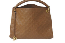 画像をギャラリービューアに読み込む, LOUIS VUITTON ルイヴィトン ショルダーバッグ M41182 アーツィーMM モノグラムアンプラント ブラウン ゴールド 美品 中古 58144