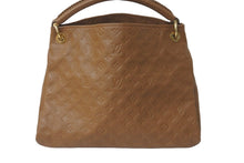 画像をギャラリービューアに読み込む, LOUIS VUITTON ルイヴィトン ショルダーバッグ M41182 アーツィーMM モノグラムアンプラント ブラウン ゴールド 美品 中古 58144