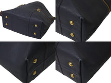 画像をギャラリービューアに読み込む, LOUIS VUITTON ルイヴィトン ショルダーバッグ M44014 メリー モノグラムアンプラント レザー ネイビー 良品 中古 58145