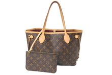 画像をギャラリービューアに読み込む, 極美品 LOUIS VUITTON ルイヴィトン トートバッグ M41245 ネヴァーフルPM モノグラム ブラウン ゴールド金具 中古 58146