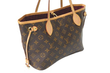 画像をギャラリービューアに読み込む, 極美品 LOUIS VUITTON ルイヴィトン トートバッグ M41245 ネヴァーフルPM モノグラム ブラウン ゴールド金具 中古 58146